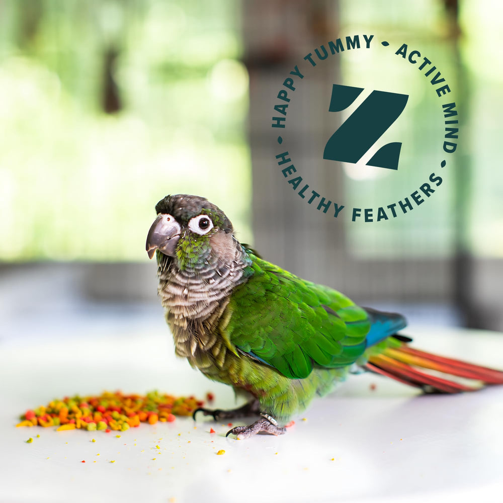 ZuPreem FruitBlend sabor-fruta, ofrece opciones de gusto para variedad de dieta.