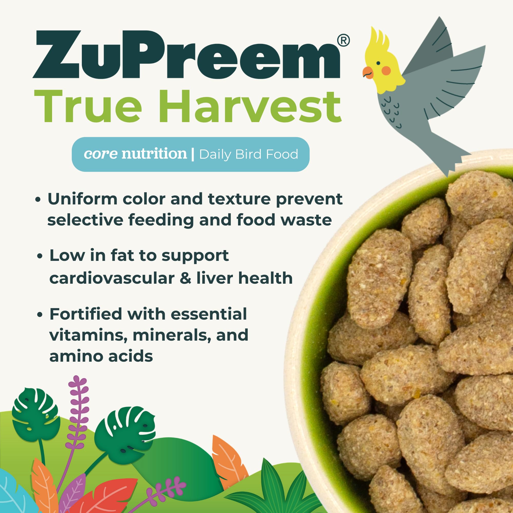 ZuPreem Natural minerales-vitaminas: suplemento diario para apoyo nutricional básico