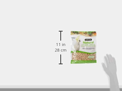 ZuPreem Natural para guacamayos: presentación atractiva y nutritiva en cada porción.
