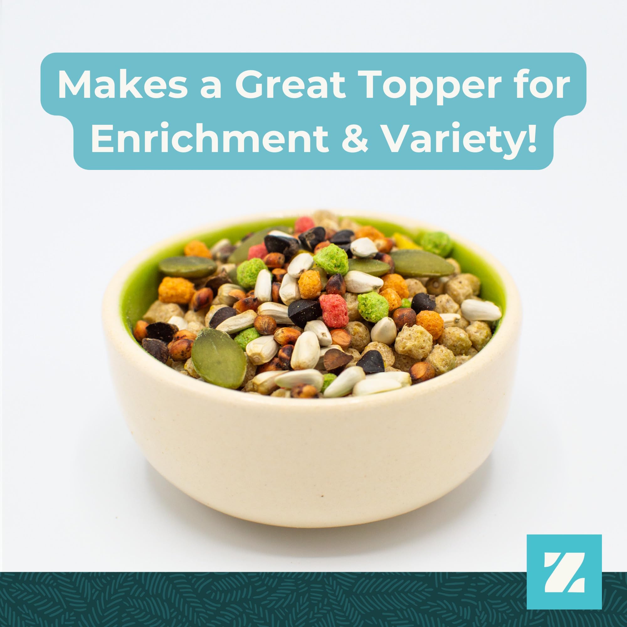 ZuPreem Sensible Seed, ingredientes naturales para aves pequeñas.