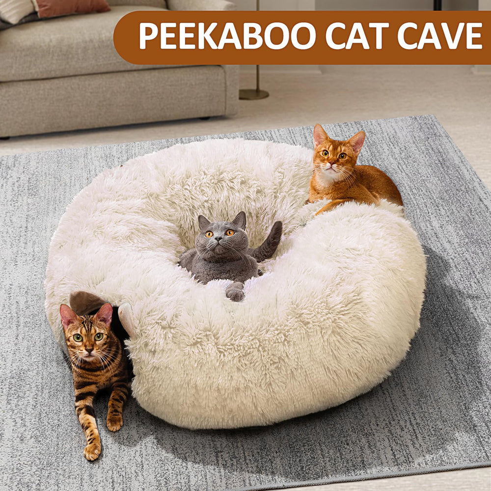 ZVBEK tunel gato uso interior, diversión segura para felinos curiosos