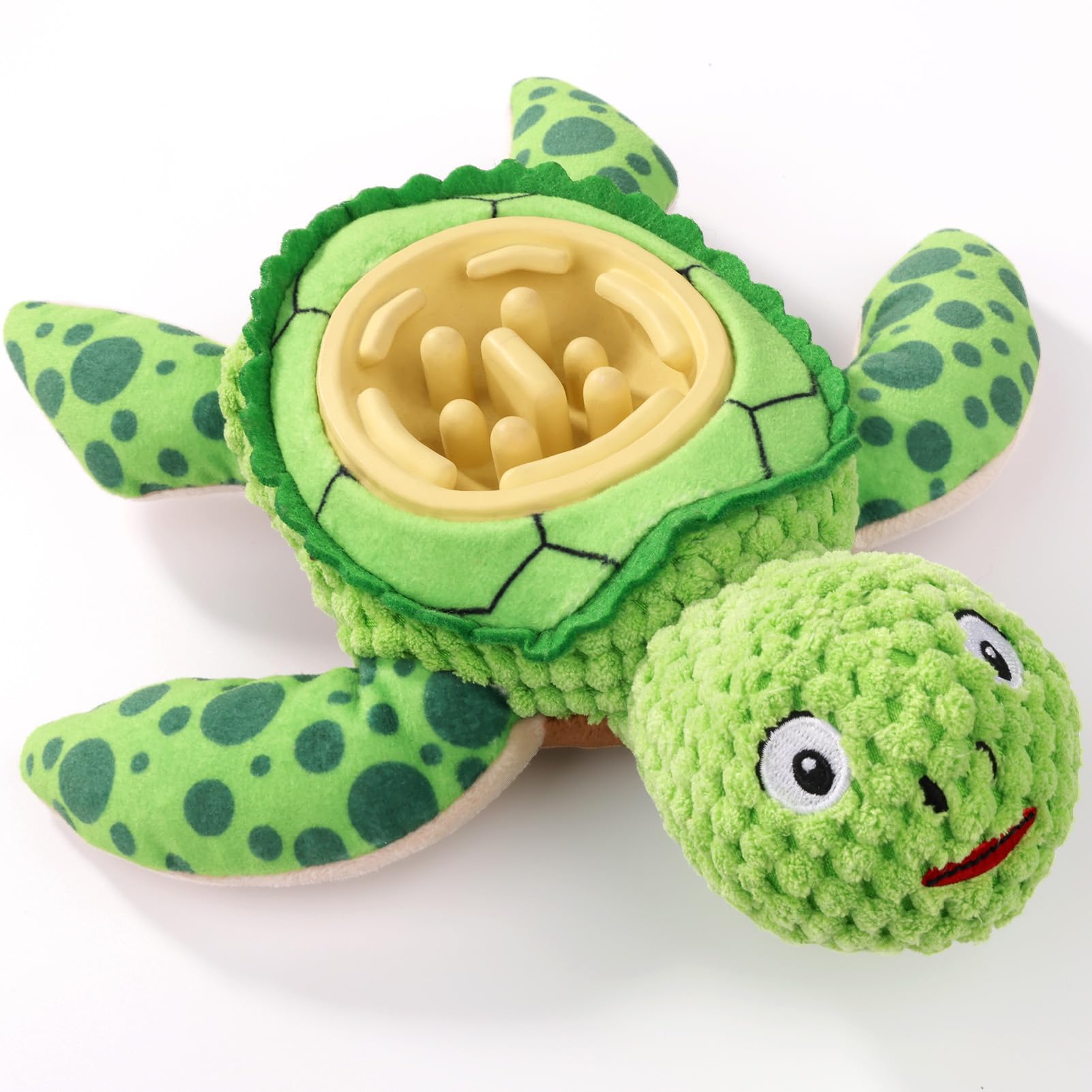 ZYBDP Juguete tortuga verde con cuenco lento para juego prolongado.