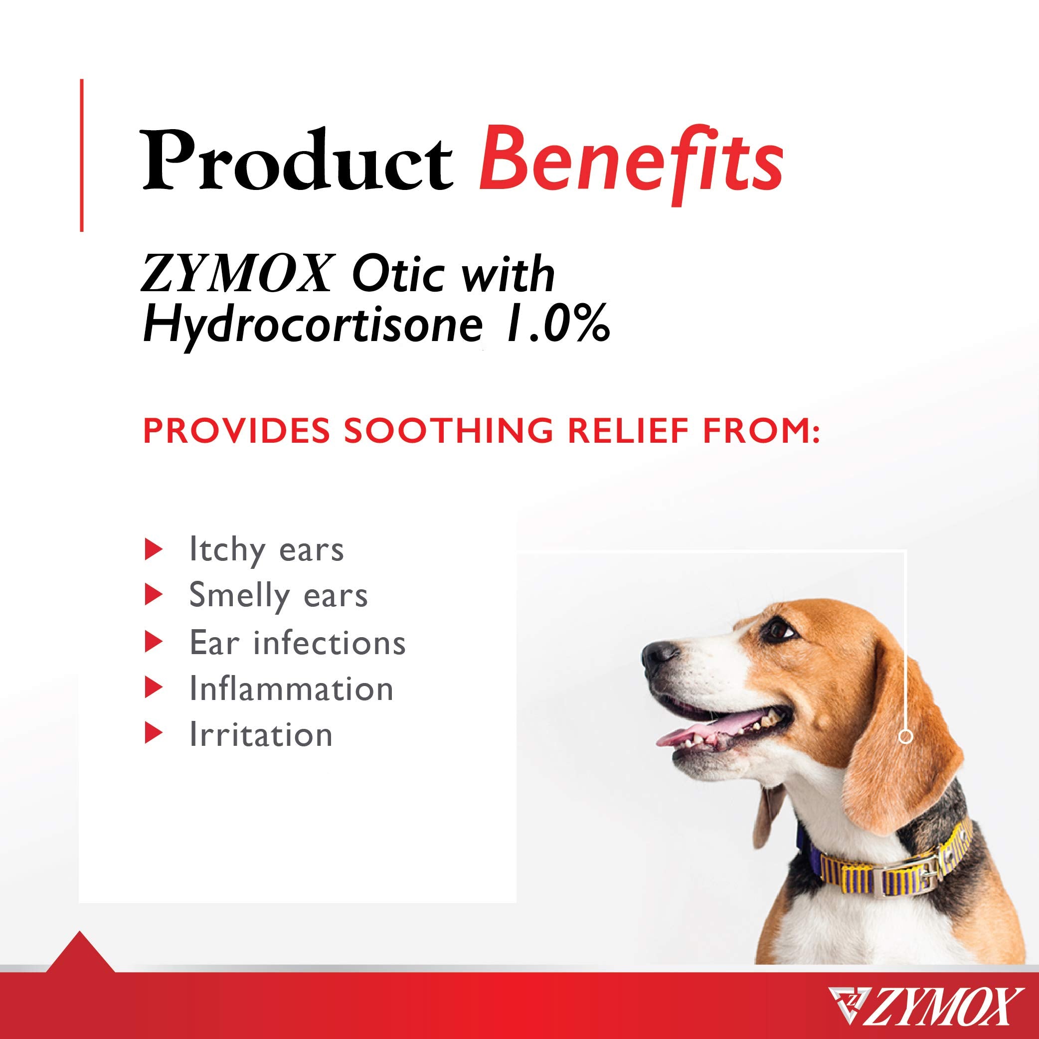 Zymox aplicación en la oreja para perros y gatos, fácil de usar
