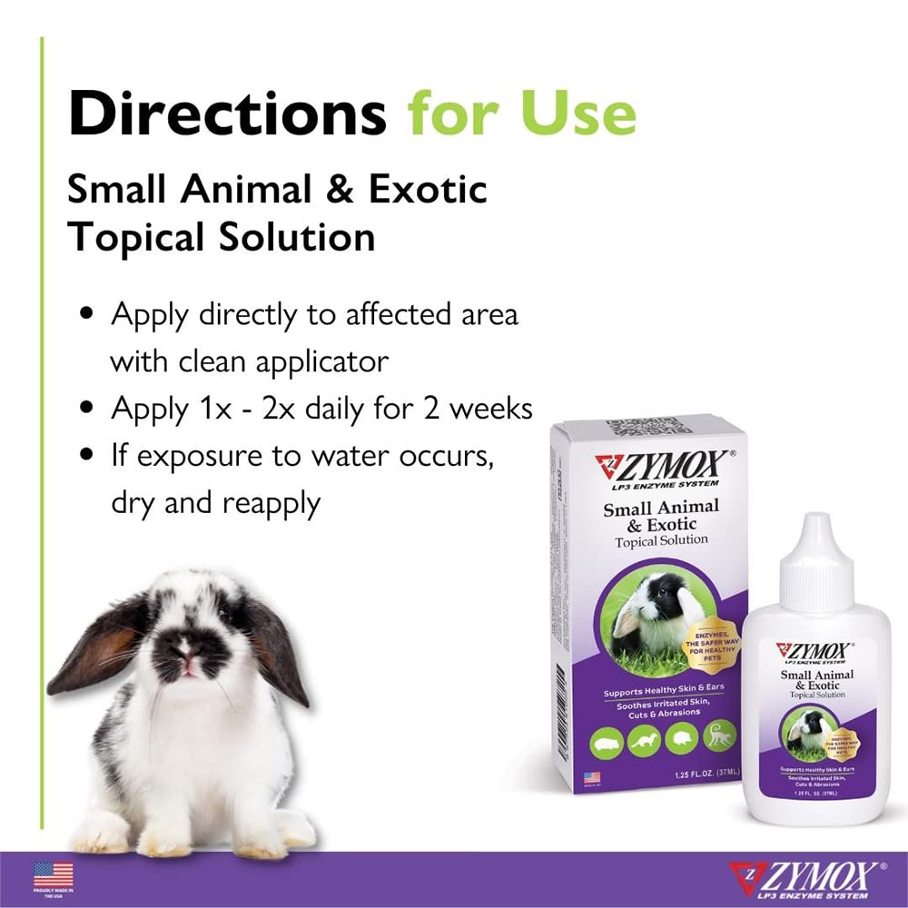 Enzimas LP3 naturales de Zymox para limpieza suave de zonas problemáticas.