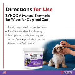 Zymox textura suave, limpieza diaria sin irritación.
