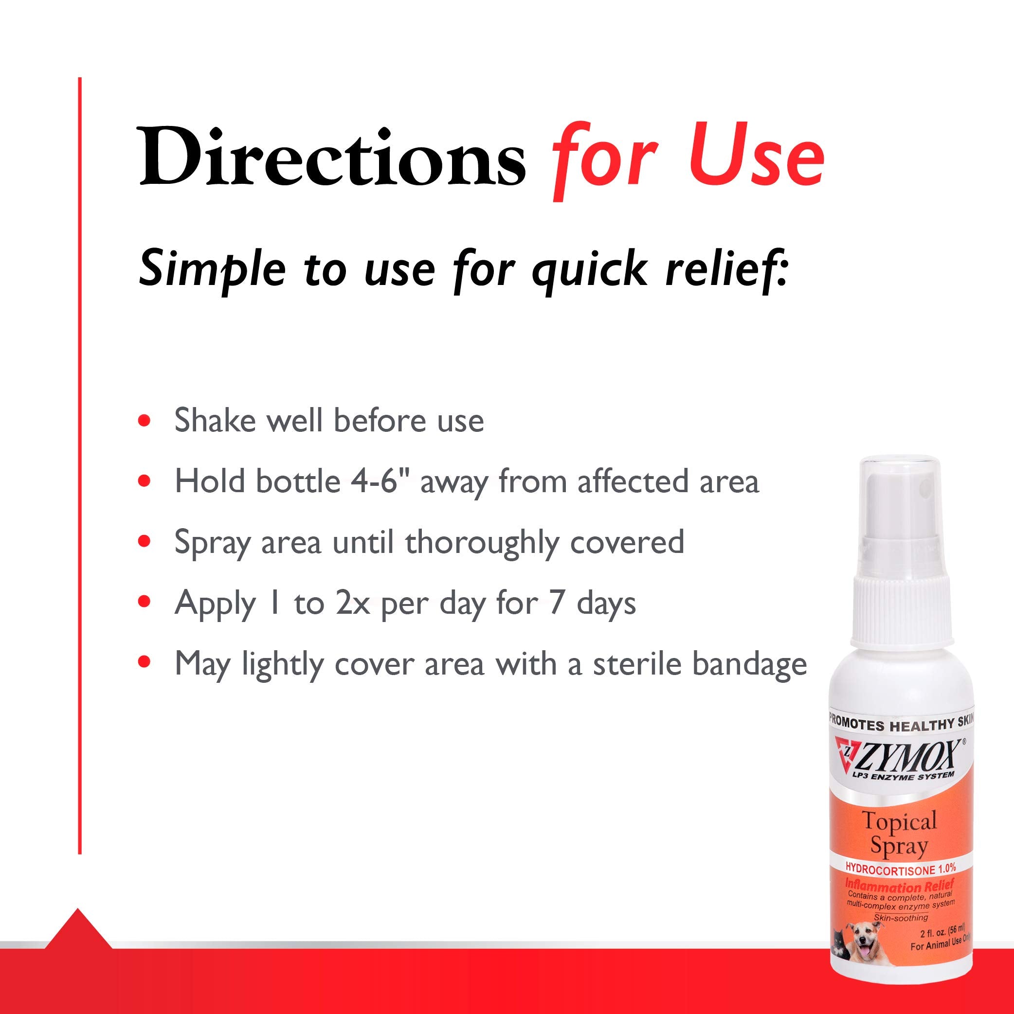 Zymox para uso en casa, perros y gatos.