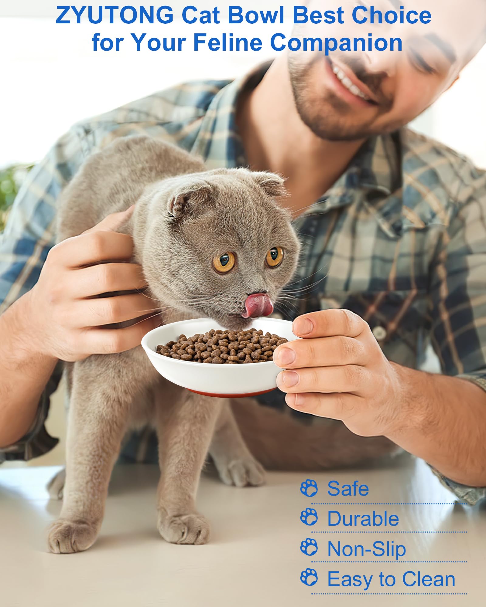Ideal para gatos activos, reduce derrames durante la alimentacion.